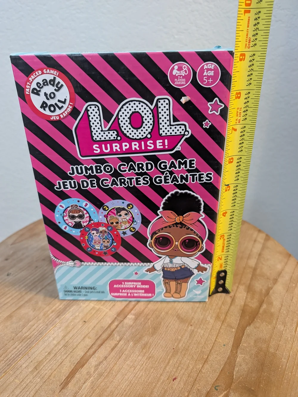 New in Box Lot of 2 LOL Surprise OMG Class Prez Fashion Doll and Jumbo Card Game
